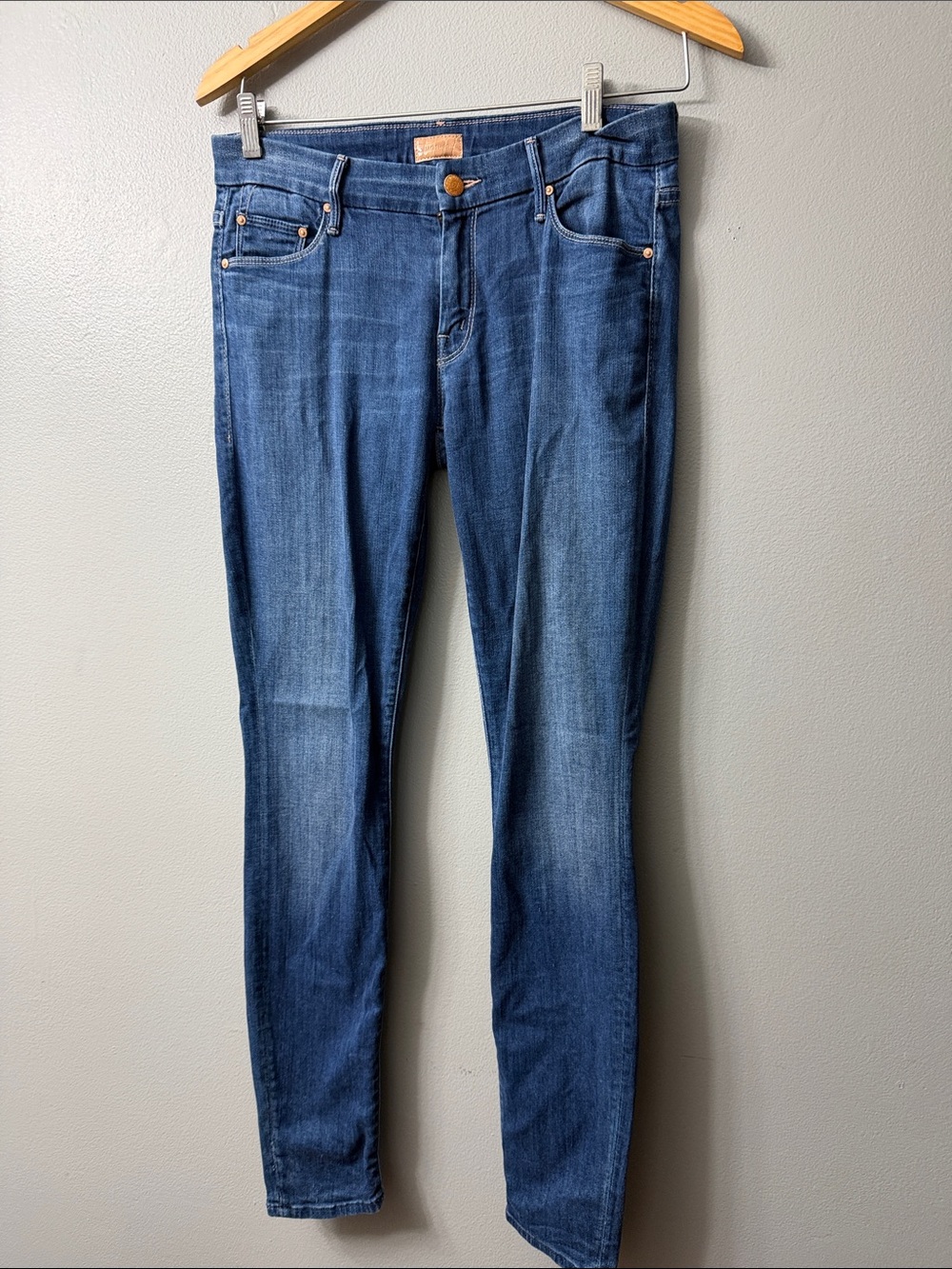 Mother the looker Classic Women's Dark Blue Skinny Jeans 28